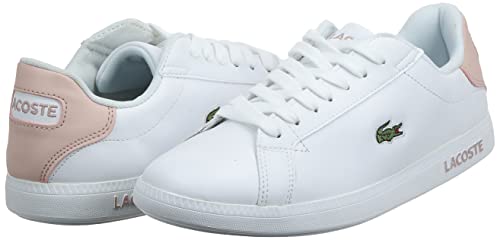 Lacoste Graduate BL 21 1 SFA, Zapatillas Mujer, Wht/Lt Pnk, 38 EU