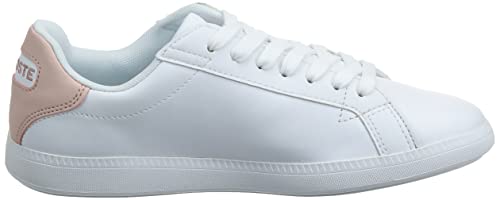 Lacoste Graduate BL 21 1 SFA, Zapatillas Mujer, Wht/Lt Pnk, 38 EU