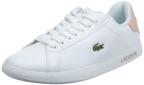 Lacoste Graduate BL 21 1 SFA, Zapatillas Mujer, Wht/Lt Pnk, 39.5 EU