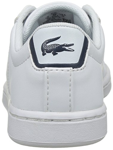 Lacoste Sport Carnaby EVO BL 1 SPJ, Bajos Infantil, Multicolor (Wht/nvy), 39 EU ( 5.5 UK )