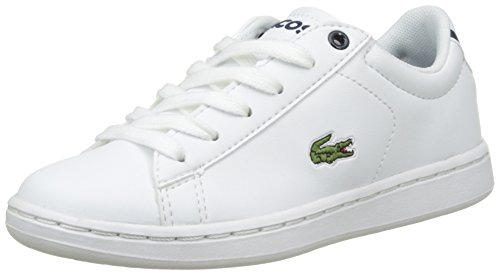 Lacoste Sport Carnaby EVO BL 1 SPJ, Bajos Infantil, Multicolor (Wht/nvy), 39 EU ( 5.5 UK )