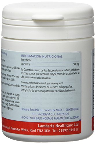 Lamberts Quercitina 500mg - 60 Tabletas