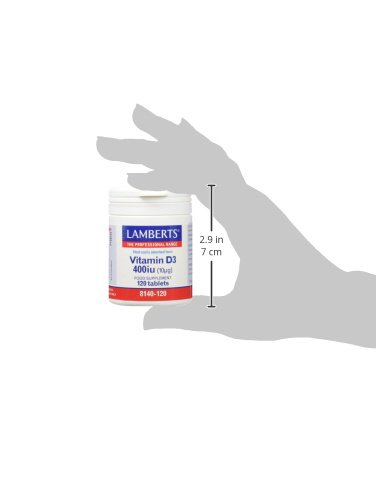 Lamberts Vitamina D 400UI - 120 Tabletas