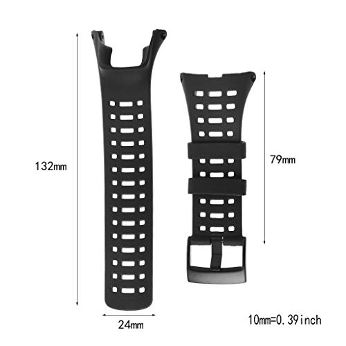 Lamdoo Correa de Goma de Repuesto para Reloj para Suunto Ambit 3 Peak/Ambit 2