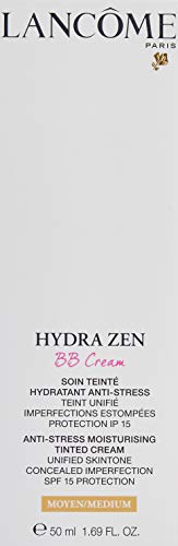 Lancome HYDRA ZEN Crema BB con color hidratante antiestrés, 50 ml