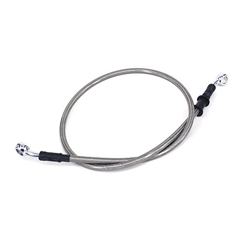 Latiguillo Freno Moto Plata 120cm motocicleta hidráulica reforzada freno embrague manguera tubo para la bici de la suciedad Enduro Motocross