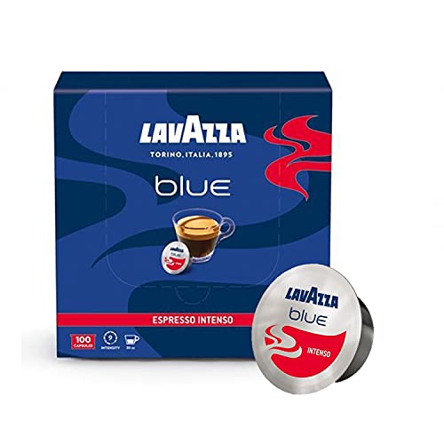 Lavazza Blue Espresso Intenso- Cápsulas Café originales - 100 cápsulas