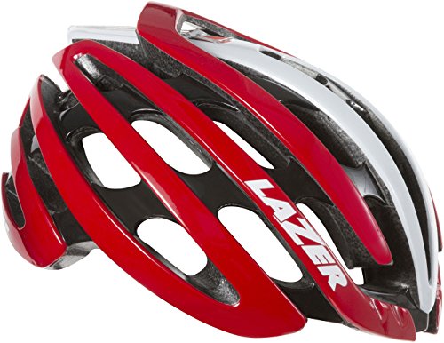 Lazer Casco Z1, Todo el año, Unisex, Color Rojo, Blanco, tamaño Small