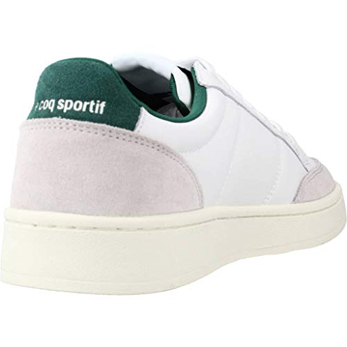 Le Coq Sportif Court Net, Zapatillas Unisex Adulto, Optical White/Evergreen, 42 EU