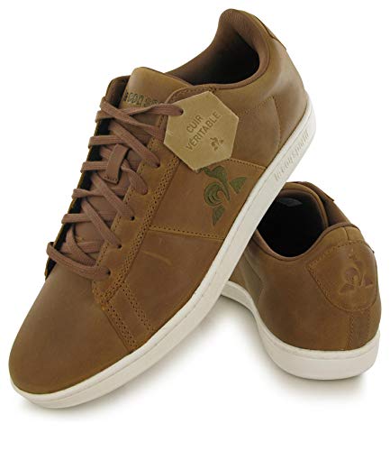 Le Coq Sportif COURTCLASSIC, Zapatillas Deportivas Hombre, Brown, 42 EU