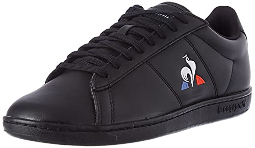 Le Coq Sportif Courtset, Zapatillas Unisex Adulto, Triple Black, 45 EU