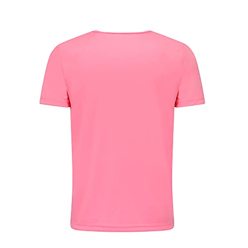 Le Coq Sportif N°1 Maillot Match MC Pink Carnation Camiseta, Mujer, XL