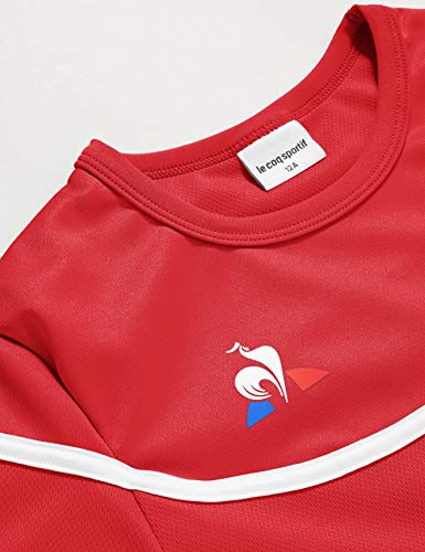 Le Coq Sportif N°7 Maillot Match SS Camiseta de Manga Corta, Niños, Enfant Vintage Red, 12A