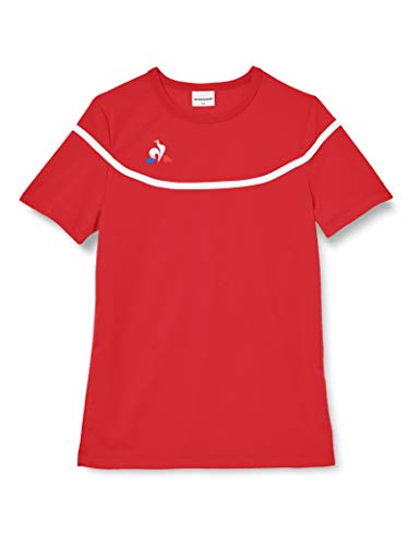Le Coq Sportif N°7 Maillot Match SS Camiseta de Manga Corta, Niños, Enfant Vintage Red, 12A