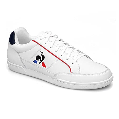 Le Coq Sportif Tournament, Zapatillas Deportivas Unisex Adulto, Optical White/Dress Blue, 42 EU