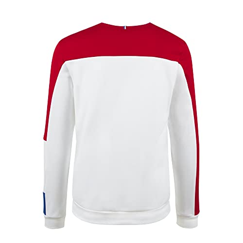 Le Coq Sportif Tri Crew Sweat N°1 M New Sudadera, Hombre, Pur Rouge