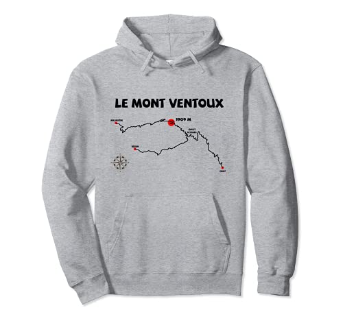 Le Mont Ventoux serpentines Francia en bicicleta Sudadera con Capucha