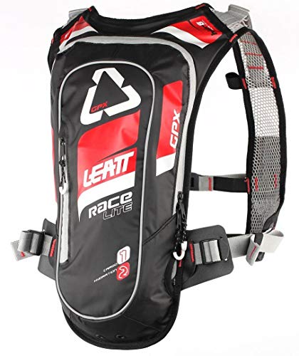 Leatt Race HF 2.0 - Mochila para Moto, Unisex, Adulto, Unisex Adulto, 7016100120, Rojo/Negro, Talla única