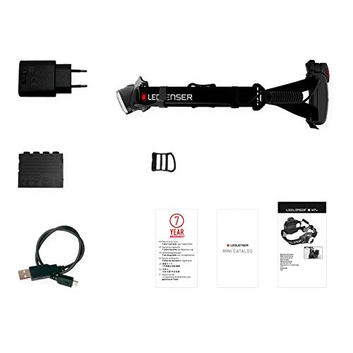 Led Lenser H7R.2 7298 - Linterna frontal, color negro [Importado de Alemenia]