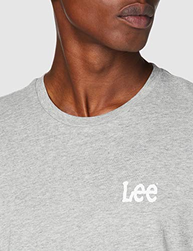 Lee Paquete de 2 Unidades Camiseta, Negro/Gris, XL para Hombre