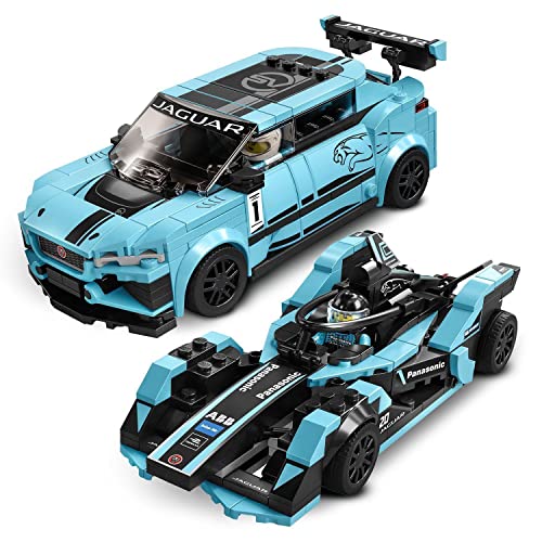 LEGO 76898 Speed Champions Formula E Panasonic Jaguar Racing GEN2 Car & Jaguar I-Pace eTROPHY, Coches de Juguetes para Niños