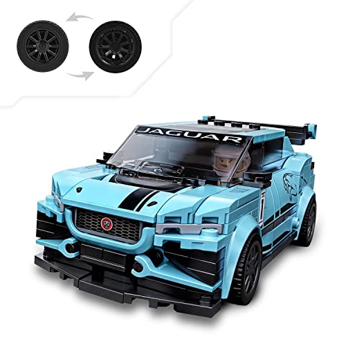 LEGO 76898 Speed Champions Formula E Panasonic Jaguar Racing GEN2 Car & Jaguar I-Pace eTROPHY, Coches de Juguetes para Niños