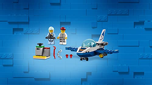 LEGO City Police - Policía Aérea: Jet Patrulla, Set de Construcción Creativo de Avión de Juguete para Recrear Aventuras (60206)