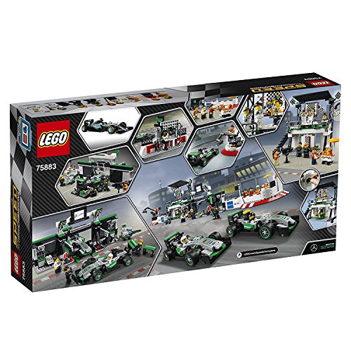 LEGO Speed Champions - Equipo de Formula One Mercedes AMG Petronas (Lego 75883)