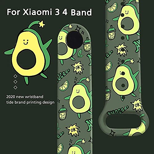 LETEASE Correas para Xiaomi Mi Band 4 Mi Band 3, Pulsera Reloj Silicona Banda Compatible con Xiaomi Mi Band 4 Band 3, Personalizados Correa de Pulsera Repuesto para Xiaomi Smart Band 4 3 (3 Piezas)