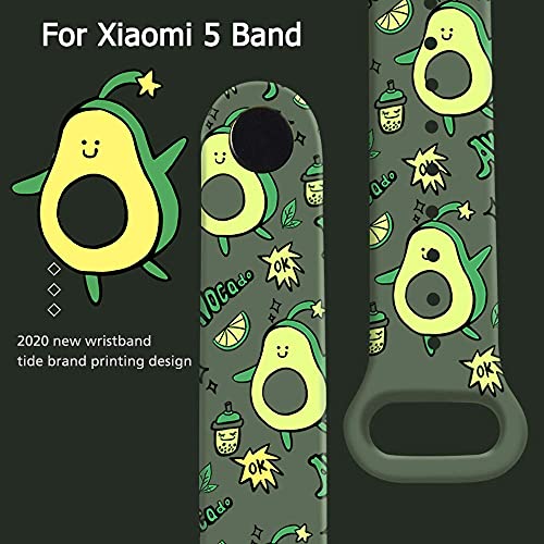 LETEASE Correas para Xiaomi Mi Band 5 / Mi Band 6 / Amazfit Band 5, Pulsera Reloj Silicona Banda Compatible con Xiaomi Mi Band 5, Personalizados Correa de Pulsera para Xiaomi Smart Band 5 (3 Piezas)