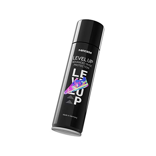 LEVEL UP Shoe Protection | Sneaker Spray de impregnación| Zapatos Protect Spray | Water Repellent | Dirt Blocker 250ml | Repelente contra el agua y la suciedad | Todos los materiales