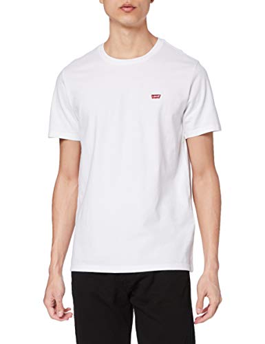 Levi's SS Original Hm tee Camiseta, Cotton + Patch White, XL para Hombre