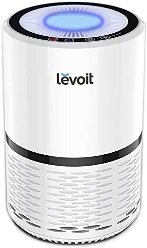 LEVOIT Purificador de Aire Filtro HEPA de 3-Etapa,Captura 99,97% de Alergias, Polen, Polvo y Caspas de Mascota,Elimina de Humo y Olores, Limpiador a Hogar con 3 Velocidades Ajustables y Luz Nocturna