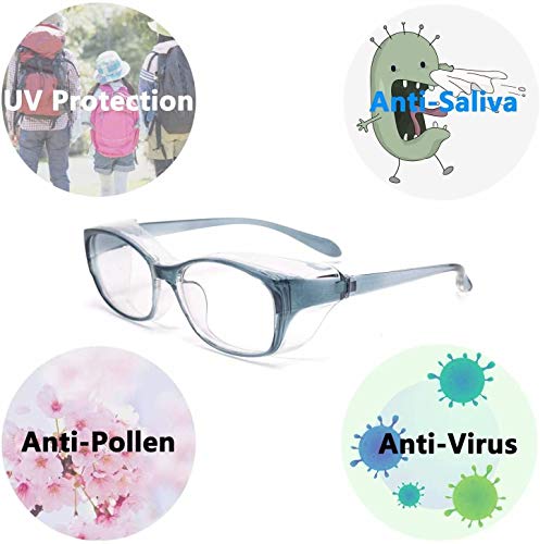 LianSan Gafas protectoras antivaho para el trabajo Protección UV400 Bloques de luz azul Gafas de ciclismo para deportes y viento