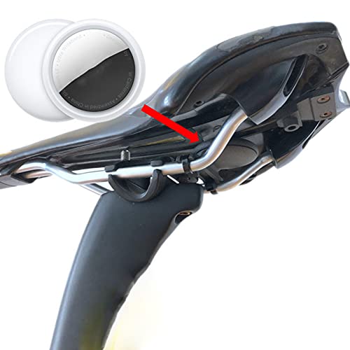 LICHIFIT Asiento de bicicleta arco oculto soporte soporte fijo caso protector para accesorios AirTag