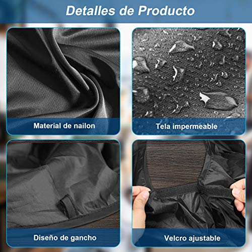 Lictin Capa de Peluquería-65cm Capa de Corte de Pelo Impermeable con Peine Puntiagudo, Accesorio De Peluquería Profesional Para el Uso Doméstico el Hogar Peluquería Salón