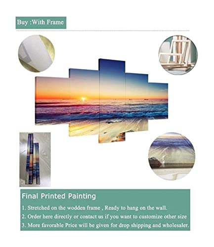 Lienzo Arte De La Pared Pintura Jaguar Black Panther Cat Nature Poster Animal Poster -Modern Art HD Cartel Colgando en Dormitorio Decoración for el hogar 100x55cm Frame