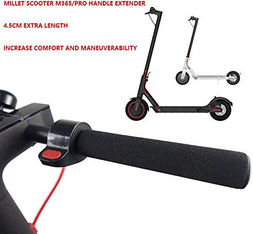 Linghuang Manillar de extensión de Scooter para Xiaomi M365 / M365 Pro Repuestos de Scooter Agarre cómodo (Negro)