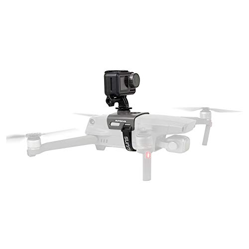 adaptador para GoPro Hero 8/7/6/5/DJI OSMO Action/Insta360 One X cámara Accesorios Linghuang Cámara de vídeo soporte para DJI Mavic Air 2 drones con tornillo de 1/4 pulgadas 