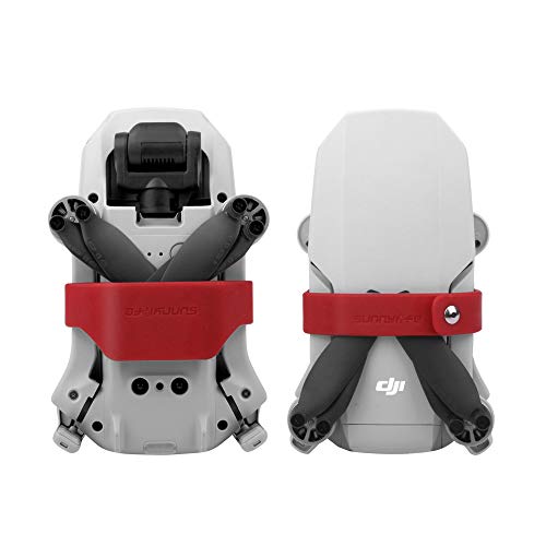 Linghuang Sujeción de Las hélices para Mavic Mini 2/ Mavic Mini Estabilizadores del Soporte para la hélice Protección de Silicona Prop para dji Mavic Mini Drone Accesorios (Rojo)