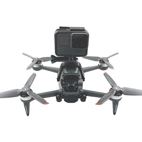 Linguhang - Soporte de extensión superior para DJI FPV Combo Drone Accesorios para GoPro Hero 9 8 7 6 Black DJI Osmo Action Insta360 One X Panorama Action Cámara