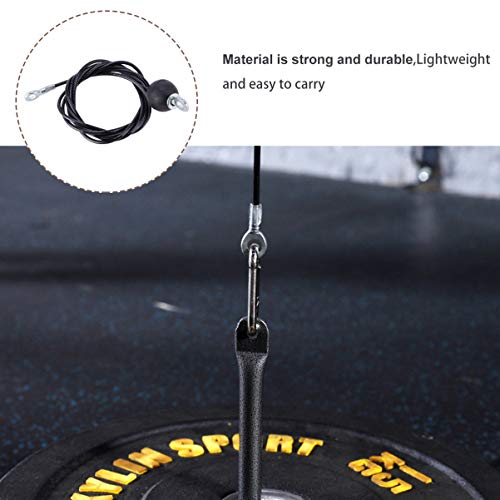 LIOOBO Bandas de Resistencia Partes de Alambre Brazo Ejercicio de Entrenamiento de Fuerza Cuerda de Alambre Cable de Gimnasio Accesorios de Polea de Fitness