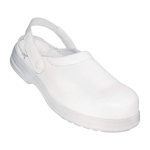Lites Safety Footwear A812-40 - Zuecos unisex, color blanco
