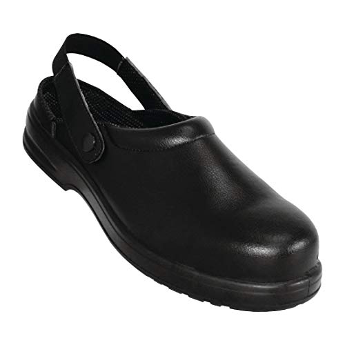 Lites Safety Footwear Zuecos Unisex A813-42, Color Negro