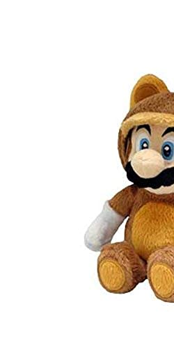 Little Buddy Oficial Super Mario Peluche Mapache Tanooki Mario, 22,86 cm