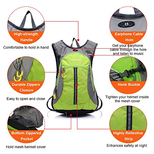 Lixada Mochila Bicicleta Resistente Al Agua Viajes Senderismo Camping Running Bolsa de Agua