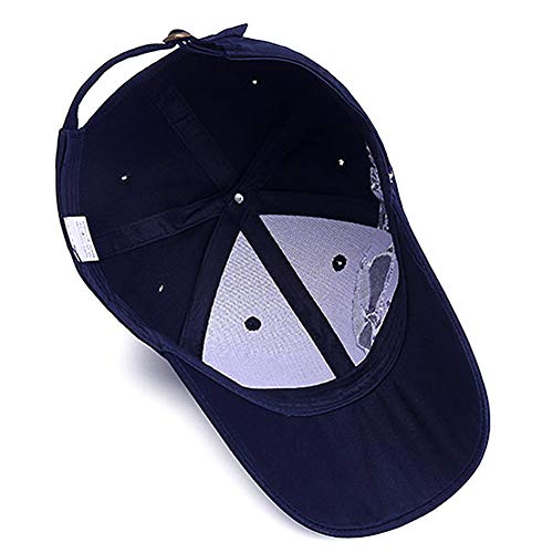 LOCOMO Gorra de béisbol con diseño de calavera y monstruo bordado para camionero FFH443BLK