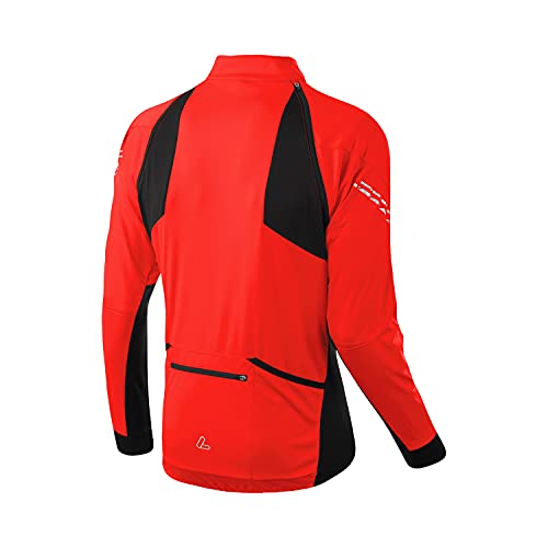 LÖFFLER San Remo 2 WS Light Zip-Off Chaqueta de ciclismo para hombre Sunset 2021 impermeable, Hombre, 24573-268, rojo (sunset), 52