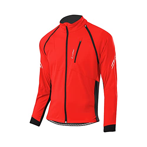 LÖFFLER San Remo 2 WS Light Zip-Off Chaqueta de ciclismo para hombre Sunset 2021 impermeable, Hombre, 24573-268, rojo (sunset), 52