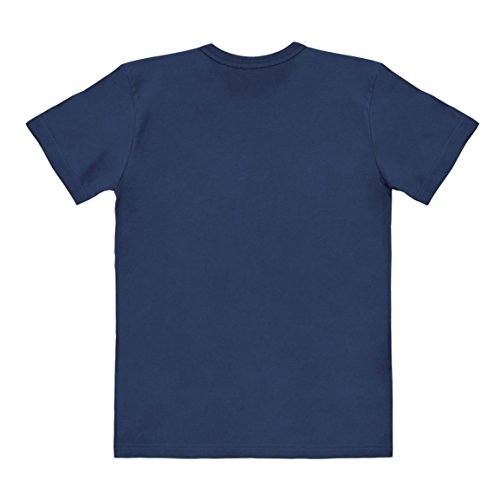 Logoshirt - Capcom - Mega-Man - Cara - Camiseta - Azul Oscuro - Diseño Original con Licencia, Talla 4XL